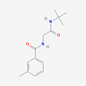 molecular formula C14H20N2O2 B14900311 n-(2-(Tert-butylamino)-2-oxoethyl)-3-methylbenzamide 