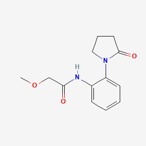 2-Methoxy-N-(2-(2-oxopyrrolidin-1-yl)phenyl)acetamide