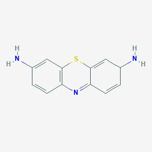 molecular formula C12H11N3S B14900324 3H-phenothiazine-3,7-diamine 