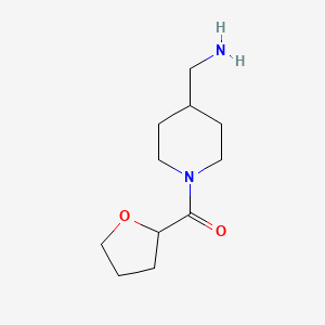 molecular formula C11H20N2O2 B1490039 [1-(Oxolane-2-carbonyl)piperidin-4-yl]methanamine CAS No. 1018258-48-4