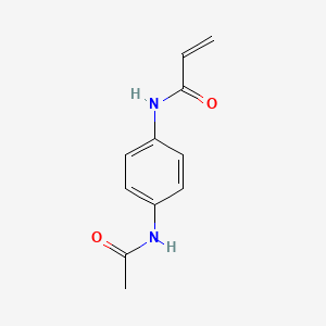 N-[4-(acetylamino)phenyl]prop-2-enamide