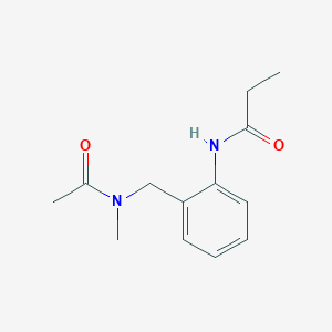 n-(2-((n-Methylacetamido)methyl)phenyl)propionamide