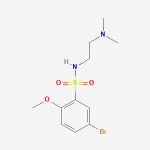 5-Bromo-n-(2-(dimethylamino)ethyl)-2-methoxybenzenesulfonamide