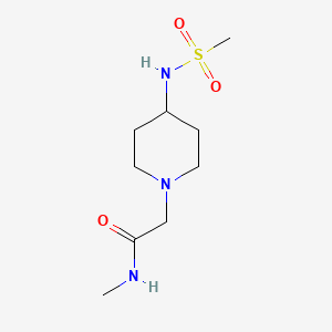 n-Methyl-2-(4-(methylsulfonamido)piperidin-1-yl)acetamide