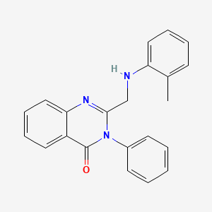 3-phenyl-2-((o-tolylamino)methyl)quinazolin-4(3H)-one