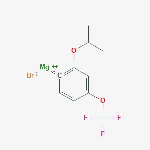 (2-i-Propyloxy-4-(trifluoromethoxy)phenyl)magnesium bromide