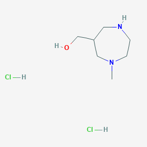 (1-Methyl-1,4-diazepan-6-yl)methanol dihydrochloride