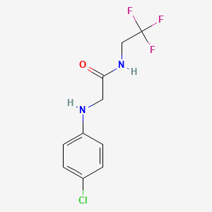 2-((4-Chlorophenyl)amino)-N-(2,2,2-trifluoroethyl)acetamide