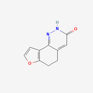 molecular formula C10H8N2O2 B1490059 5,6-二氢呋喃[2,3-h]苯并喹啉-3-醇 CAS No. 1354492-46-8