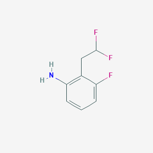 2-(2,2-Difluoroethyl)-3-fluoroaniline