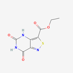 Ethyl 5,7-dihydroxyisothiazolo[4,3-d]pyrimidine-3-carboxylate