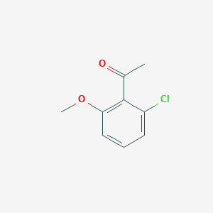 molecular formula C9H9ClO2 B1490065 1-(2-Chloro-6-methoxyphenyl)ethanone CAS No. 881883-32-5