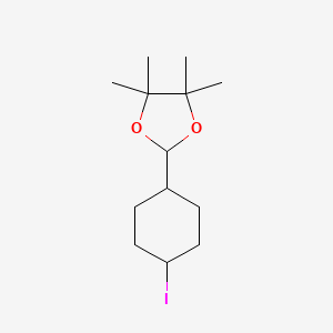 molecular formula C13H23IO2 B14900667 2-(cis-4-Iodocyclohexyl)-4,4,5,5-tetramethyl-1,3-dioxolane 