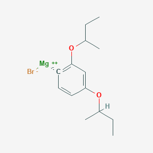 molecular formula C14H21BrMgO2 B14900688 (2,4-Di-sec-Butyloxyphenyl)magnesium bromide 