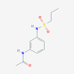 molecular formula C11H16N2O3S B14900723 n-(3-(Propylsulfonamido)phenyl)acetamide 