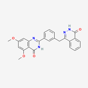 molecular formula C25H20N4O4 B14900748 Parp1/brd4-IN-2 