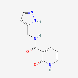 n-((1h-Pyrazol-3-yl)methyl)-2-oxo-1,2-dihydropyridine-3-carboxamide