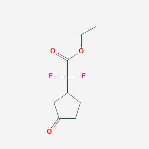 Ethyl 2,2-difluoro-2-(3-oxocyclopentyl)acetate