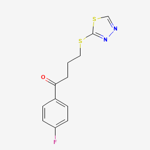 4-((1,3,4-Thiadiazol-2-yl)thio)-1-(4-fluorophenyl)butan-1-one