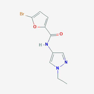 molecular formula C10H10BrN3O2 B14900808 5-bromo-N-(1-ethyl-1H-pyrazol-4-yl)furan-2-carboxamide 