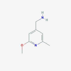 (2-Methoxy-6-methylpyridin-4-yl)methanamine