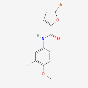 5-bromo-N-(3-fluoro-4-methoxyphenyl)furan-2-carboxamide