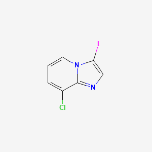 molecular formula C7H4ClIN2 B1490087 8-氯-3-碘咪唑并[1,2-A]吡啶 CAS No. 1379347-06-4