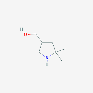 (5,5-Dimethylpyrrolidin-3-yl)methanol