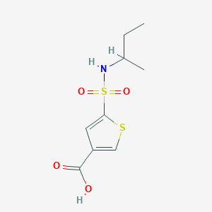 5-(n-(Sec-butyl)sulfamoyl)thiophene-3-carboxylic acid