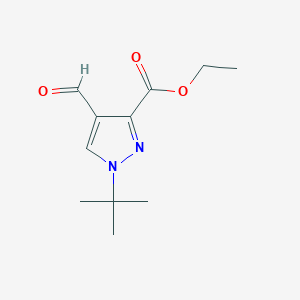Ethyl 1-(tert-butyl)-4-formyl-1H-pyrazole-3-carboxylate