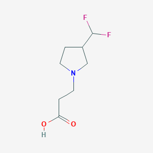 3-(3-(Difluoromethyl)pyrrolidin-1-yl)propanoic acid