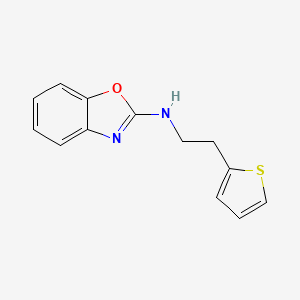 n-(2-(Thiophen-2-yl)ethyl)benzo[d]oxazol-2-amine