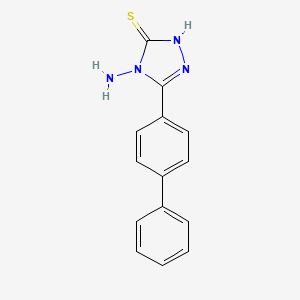 3-([1,1'-Biphenyl]-4-yl)-4-amino-1H-1,2,4-triazole-5(4H)-thione