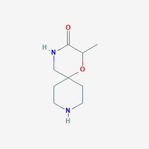 molecular formula C9H16N2O2 B14900960 2-Methyl-1-oxa-4,9-diazaspiro[5.5]undecan-3-one 