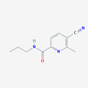 5-Cyano-6-methyl-N-propylpicolinamide