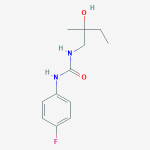 molecular formula C12H17FN2O2 B14900963 1-(4-Fluorophenyl)-3-(2-hydroxy-2-methylbutyl)urea 