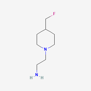 2-(4-(Fluoromethyl)piperidin-1-yl)ethan-1-amine