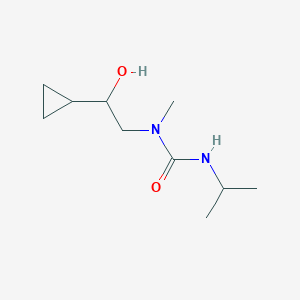 molecular formula C10H20N2O2 B14900999 1-(2-Cyclopropyl-2-hydroxyethyl)-3-isopropyl-1-methylurea 