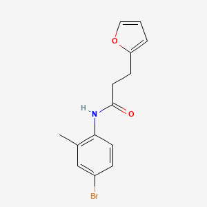 N-(4-bromo-2-methylphenyl)-3-(furan-2-yl)propanamide