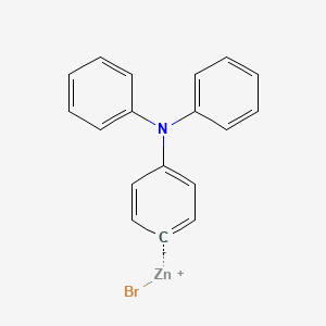 molecular formula C18H14BrNZn B14901005 (4-(Diphenylamino)phenyl)Zinc bromide 