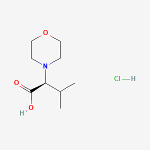 (S)-3-Methyl-2-morpholinobutanoic acid hydrochloride