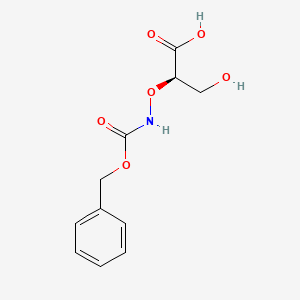 (R)-2-((((Benzyloxy)carbonyl)amino)oxy)-3-hydroxypropanoic acid