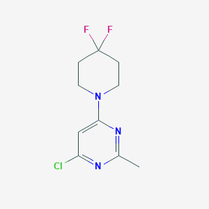 4-Chloro-6-(4,4-difluoropiperidin-1-yl)-2-methylpyrimidine