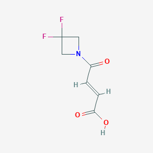 (E)-4-(3,3-difluoroazetidin-1-yl)-4-oxobut-2-enoic acid
