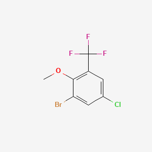 1-Bromo-5-chloro-2-methoxy-3-(trifluoromethyl)benzene