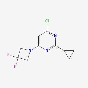 4-Chloro-2-cyclopropyl-6-(3,3-difluoroazetidin-1-yl)pyrimidine