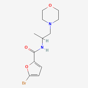 5-Bromo-N-(1-morpholinopropan-2-yl)furan-2-carboxamide