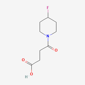 4-(4-Fluoropiperidin-1-yl)-4-oxobutanoic acid