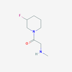 molecular formula C8H15FN2O B1490111 1-(3-Fluoropiperidin-1-yl)-2-(methylamino)ethan-1-one CAS No. 2002774-33-4