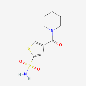 4-(Piperidine-1-carbonyl)thiophene-2-sulfonamide